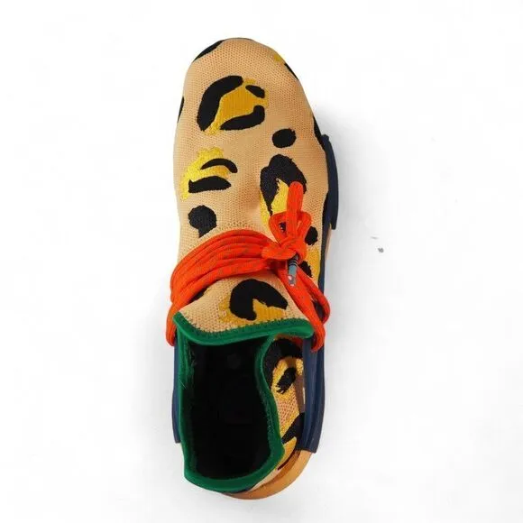 Adidas Pharrell x NMD Human Race 'Animal Print - Pulse Amber' HP3221 Men's 11.5