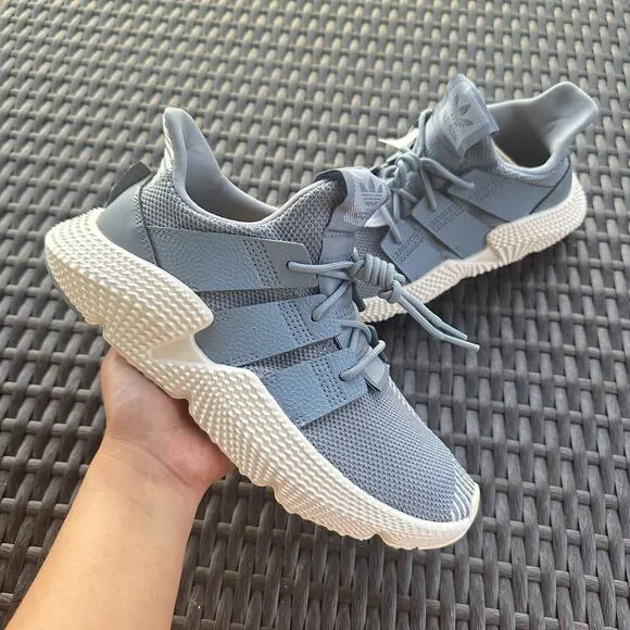 Adidas Prophere J Raw Grey Kid's Athletic Shoes AQ1766 Size 6