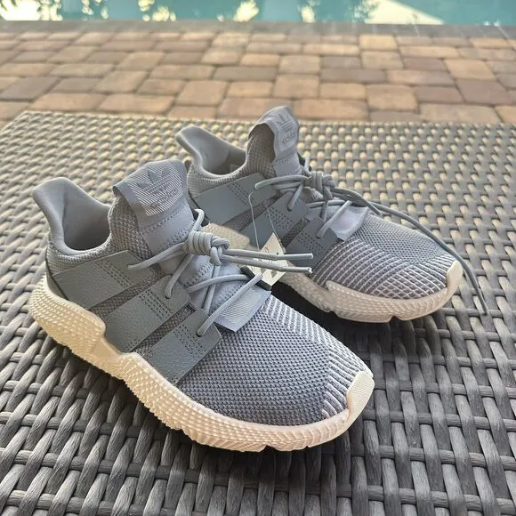 Adidas Prophere J Raw Grey Kid's Athletic Shoes AQ1766 Size 6