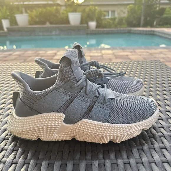 Adidas Prophere J Raw Grey Kid's Athletic Shoes AQ1766 Size 6