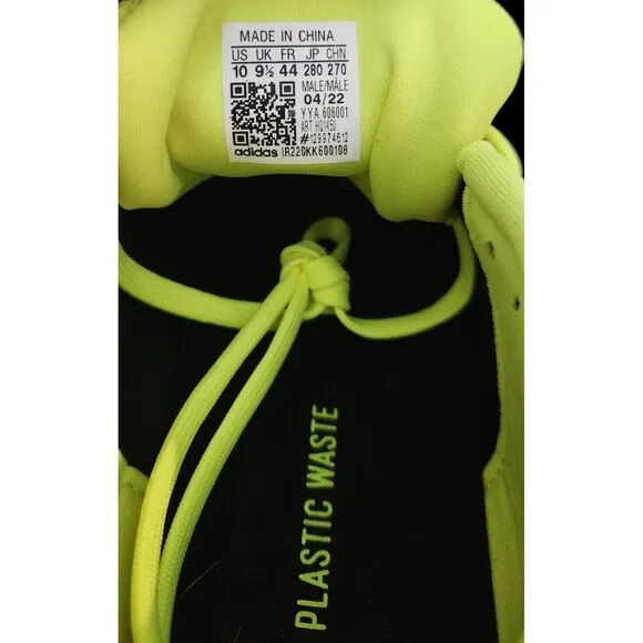 Adidas Pure Boost 22 Shoes Ultra Solar Yellow Sneakers Shoes  Men's Size 10 NEW