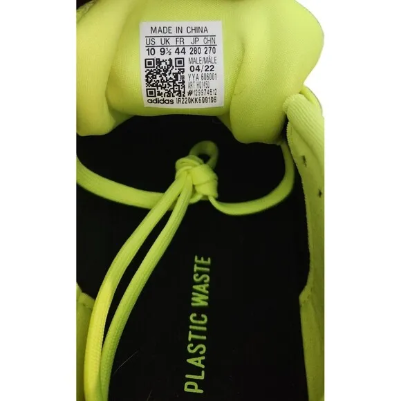 Adidas Pure Boost 22 Shoes Ultra Solar Yellow Sneakers Shoes  Men's Size 10 NEW