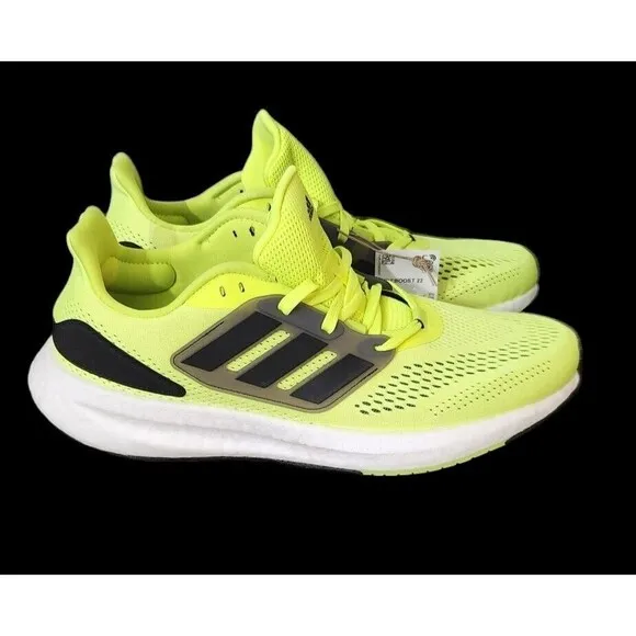 Adidas Pure Boost 22 Shoes Ultra Solar Yellow Sneakers Shoes  Men's Size 10 NEW