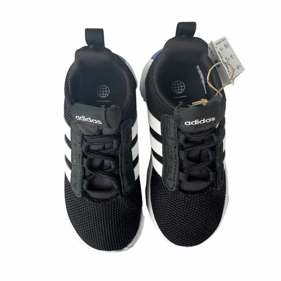 🤩Adidas Racer TR211 Slip On Running 5K Baby Shoes Toddler Sneaker H04229 Black