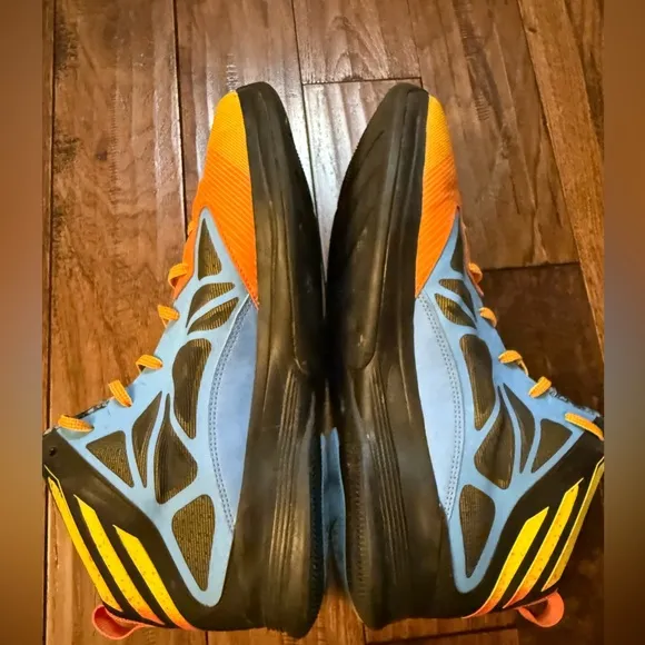 Adidas RARE Pack 93‎ Crazy Fast Basketball Shoes Men Sz 14 High Tops Blue Orange