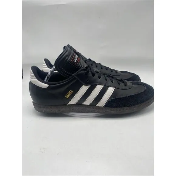 adidas Samba OG Men Size 12 Black Leather Low Top Classic Soccer Shoes 3758