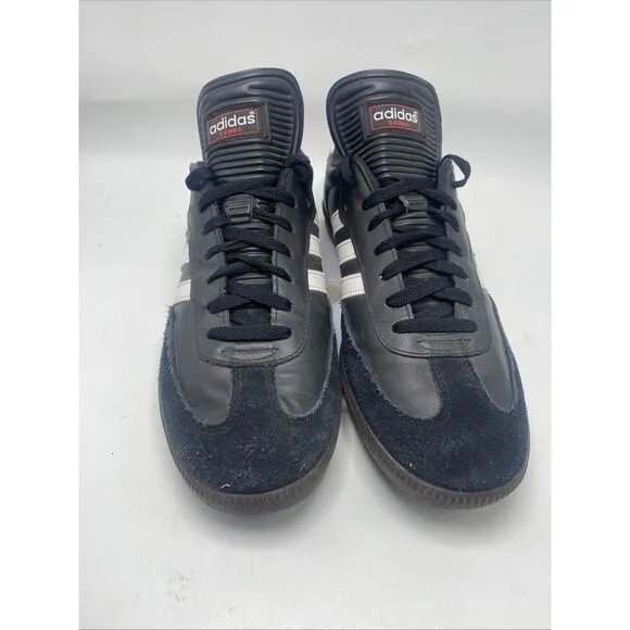 adidas Samba OG Men Size 12 Black Leather Low Top Classic Soccer Shoes 3758