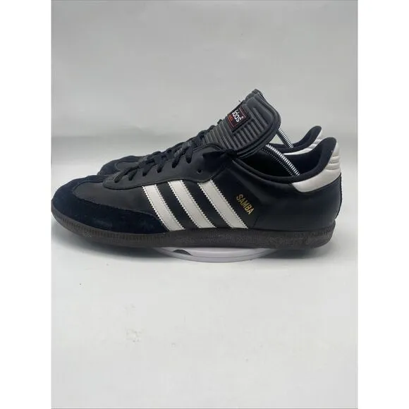 adidas Samba OG Men Size 12 Black Leather Low Top Classic Soccer Shoes 3758