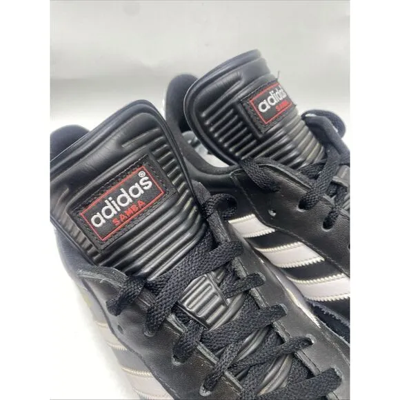 adidas Samba OG Men Size 12 Black Leather Low Top Classic Soccer Shoes 3758