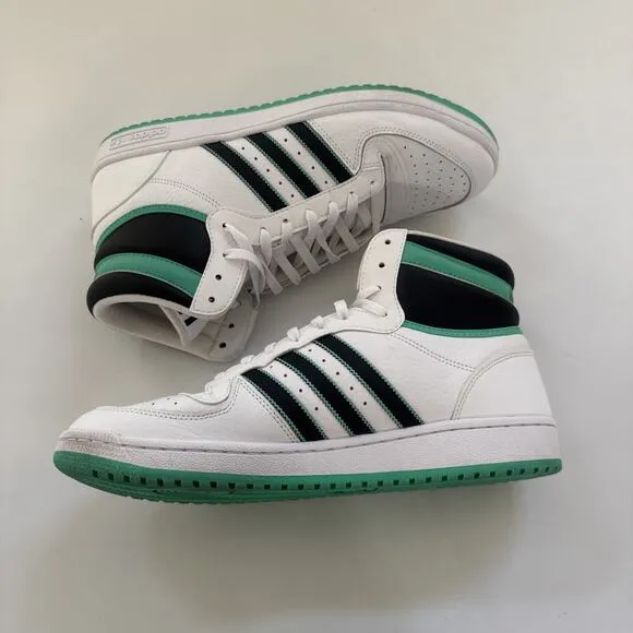 Adidas Top Ten Hi Top Sneakers Mens 13 Shoes PCI789002 Hi-RES Green