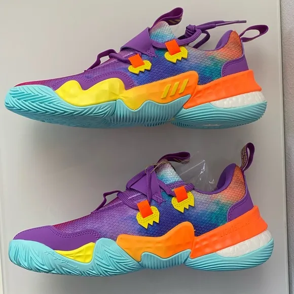 Adidas Trae Young Signature Series Tie Dye Basketball Shoes Men’s Size 9