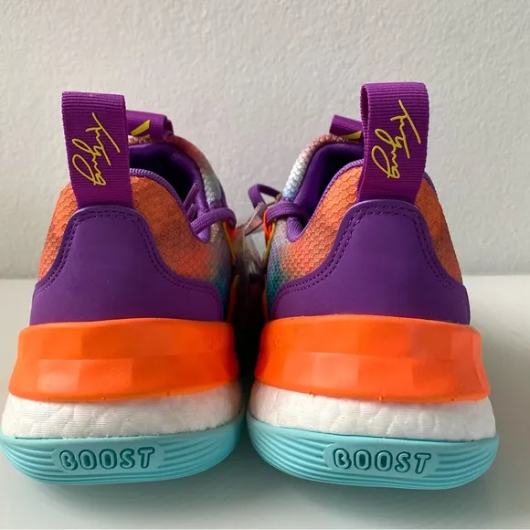 Adidas Trae Young Signature Series Tie Dye Basketball Shoes Men’s Size 9