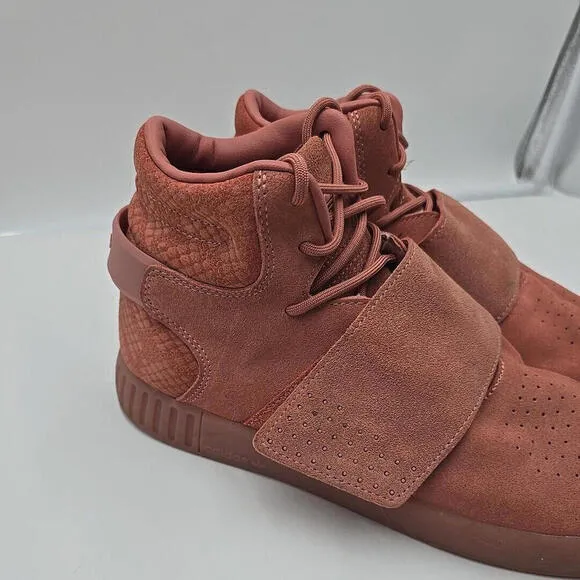 Adidas Tubular Invader Strap 'Raw Pink' Basketball Shoes Men's (Size: 9.5)
