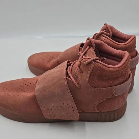 Adidas Tubular Invader Strap 'Raw Pink' Basketball Shoes Men's (Size: 9.5)