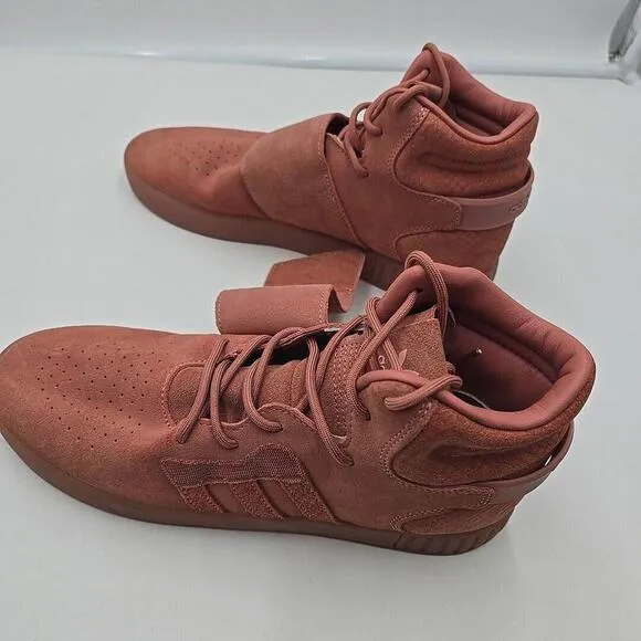 Adidas Tubular Invader Strap 'Raw Pink' Basketball Shoes Men's (Size: 9.5)