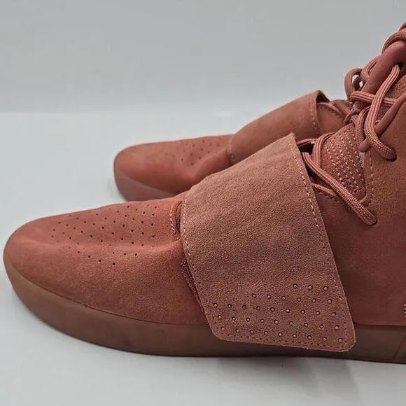 Adidas Tubular Invader Strap 'Raw Pink' Basketball Shoes Men's (Size: 9.5)