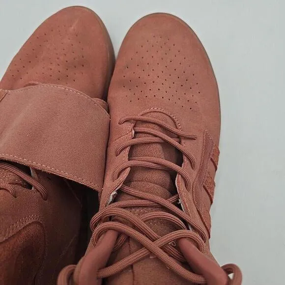 Adidas Tubular Invader Strap 'Raw Pink' Basketball Shoes Men's (Size: 9.5)
