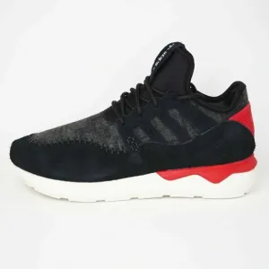 Adidas Tubular Moc Runner Mens Shoes Black White Textil SZ 10