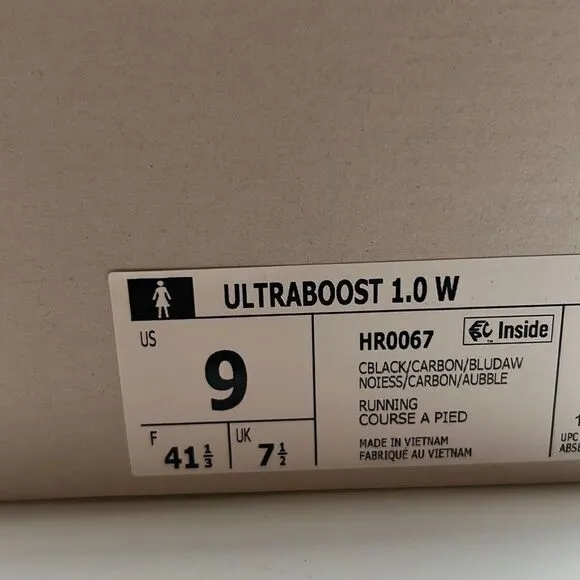 ADIDAS ULTRABOOST 1.0 SHOES- NEW in Box- Women Size 9w