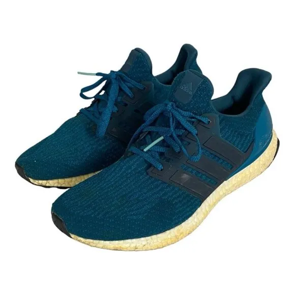 Adidas Ultraboost Mens 12 Sneakers Blue Continental Running Shoes PYA 046001