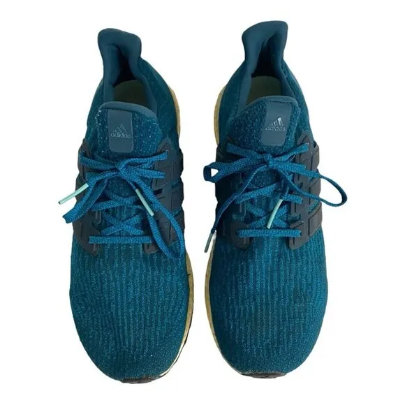Adidas Ultraboost Mens 12 Sneakers Blue Continental Running Shoes PYA 046001