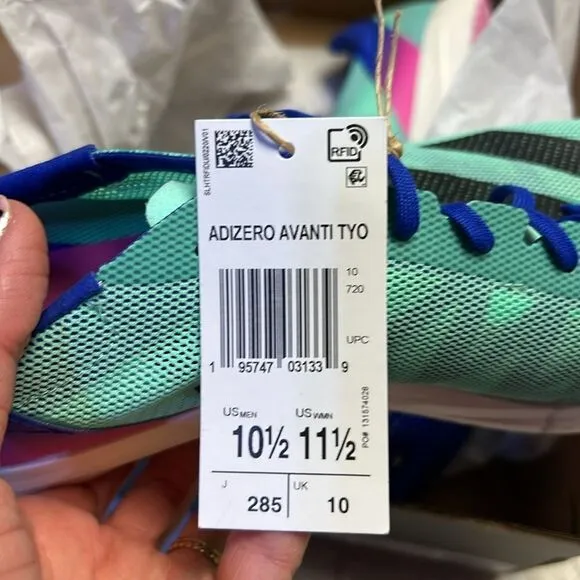 ADIDAS - Unisex Adizero Avanti (Pulse Mint/Core Black/Lucid Blue)