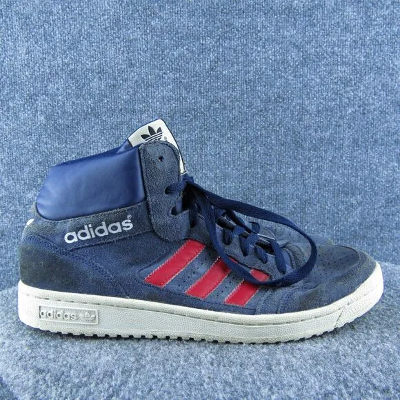 adidas VNTG Sample Men Sneaker Shoes Blue‎ Leather Lace Up Size 9 Medium