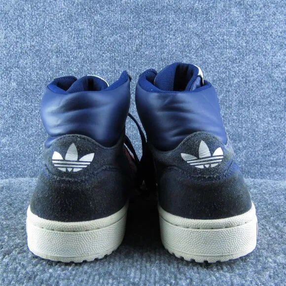 adidas VNTG Sample Men Sneaker Shoes Blue‎ Leather Lace Up Size 9 Medium