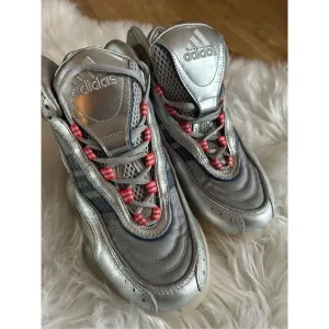 ADIDAS CRAZY BYW SILVER/BLUE/RED MID-TOP BASKETBALL SHOES EF5537 SIZE 7 men’s