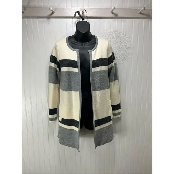 ADRIANNA VITTADINI Merino Wool Blend Cardigan Sweater