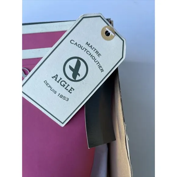 Aigle Lilly Pop New Rose Kids Size 10.5