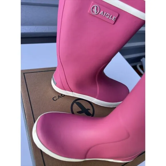 Aigle Lilly Pop New Rose Kids Size 10.5