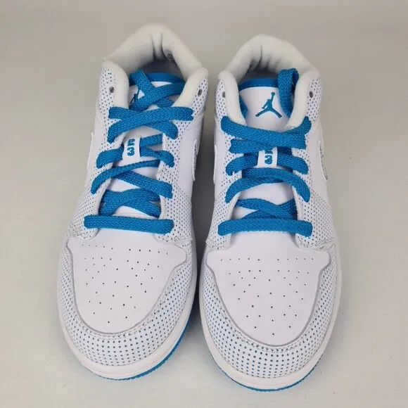 Air Jordan 1 Phat Low White Leather LITTLE KIDS Shoes