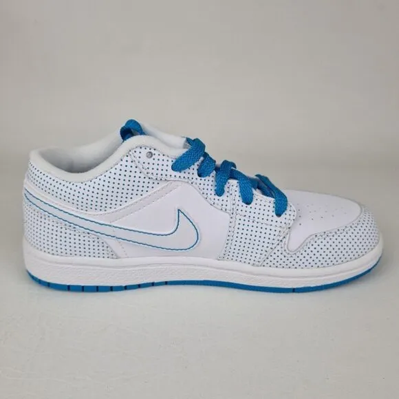 Air Jordan 1 Phat Low White Leather LITTLE KIDS Shoes