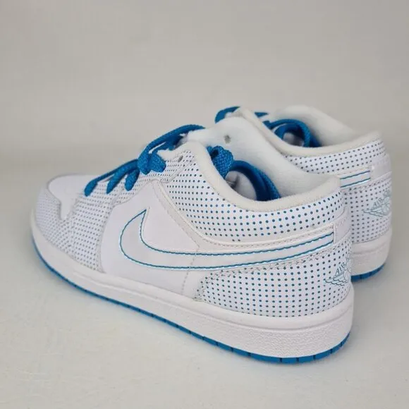 Air Jordan 1 Phat Low White Leather LITTLE KIDS Shoes