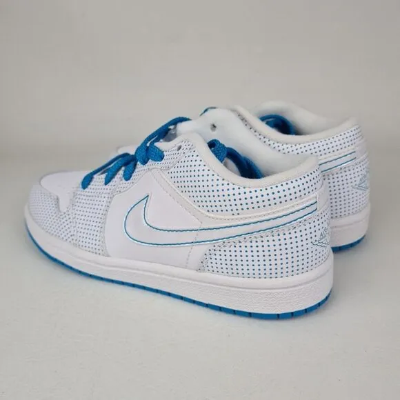 Air Jordan 1 Phat Low White Leather LITTLE KIDS Shoes