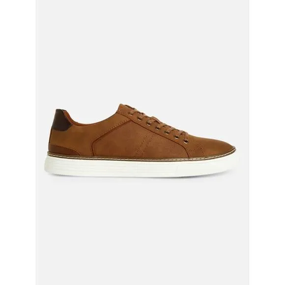 ALDO STROESCO220 Brown Lace Up Low Top Sneaker Shoes Size 9