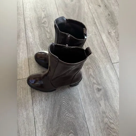 Aldo IIanna Elegant Brown  ankle book lug sole Chunky Heel Boots