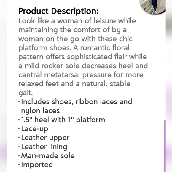 Alegria Abbi western romance platform shoes