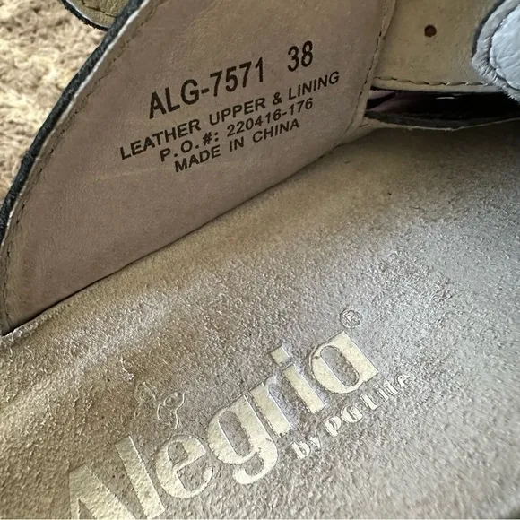 Alegria Classic Ocean Surf Clog Shoes Size 38 8-8.5