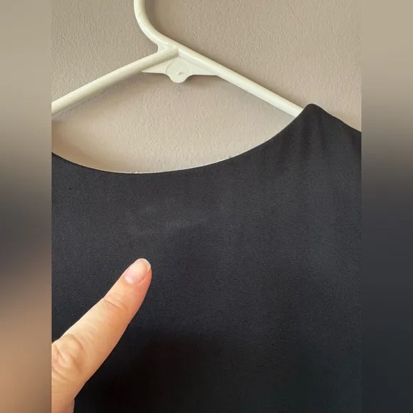 Alexander Wang Women’s Black and White Layered Crepe Dress Size 2‎