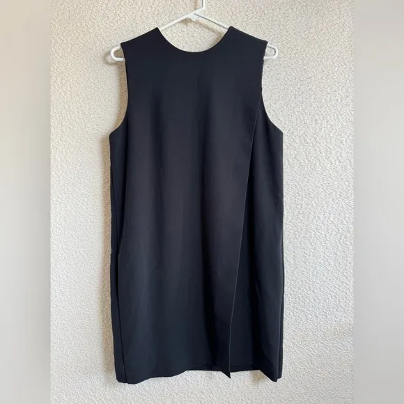 Alexander Wang Women’s Lace Up Black Folded Sheath Dress Size 10