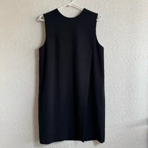 Alexander Wang Women’s Lace Up Black Folded Sheath Dress Size 10