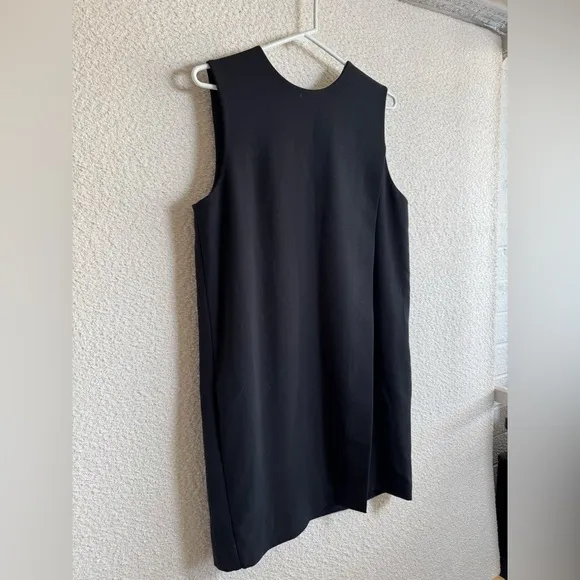 Alexander Wang Women’s Lace Up Black Folded Sheath Dress Size 10