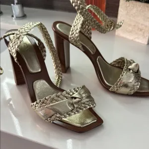 Alexandre Birman Clarita Woven Leather Sandal
