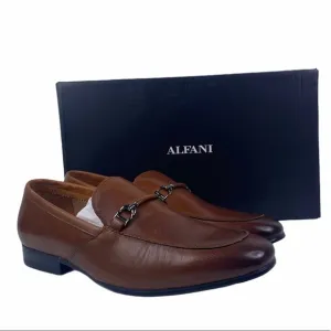 Alfani Truman Tan Bit Slip On Loafer Shoes