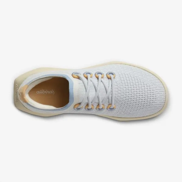 All Birds Mens Tree Dasher 2 Sneakers Running Shoes Breezy Blue Beige Hush Sole