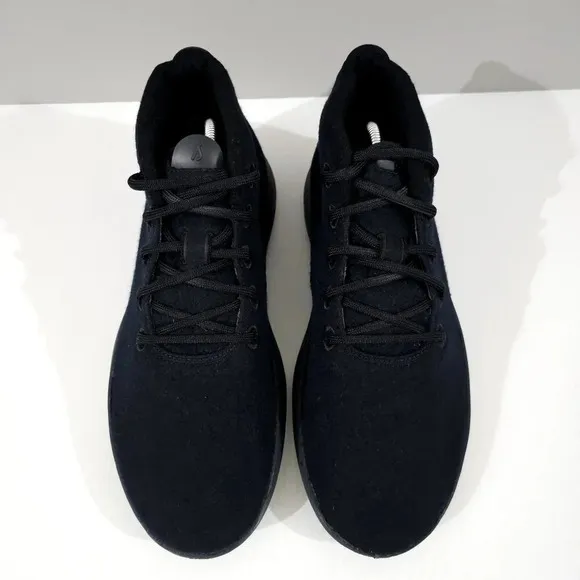 Allbirds Runner Up Mizzles High Top Sneaker Mens Shoe True Black Wool Size 11