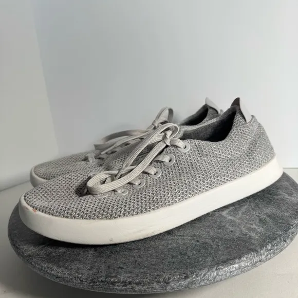 Allbirds Tree Piper Tennis Shoes Wool Grey White 10