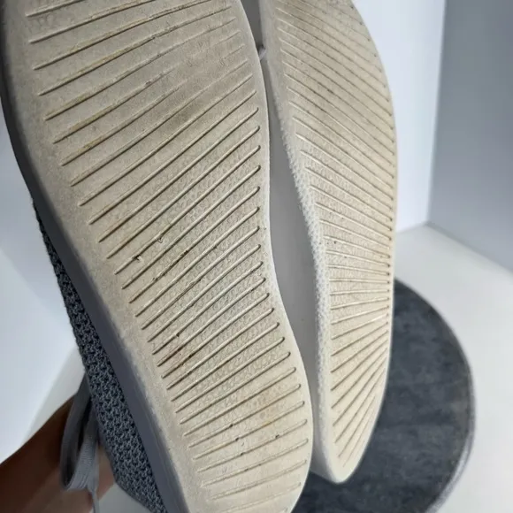 Allbirds Tree Piper Tennis Shoes Wool Grey White 10